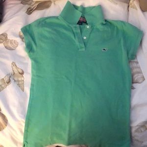 Vineyard Vines XS green polo t shirt